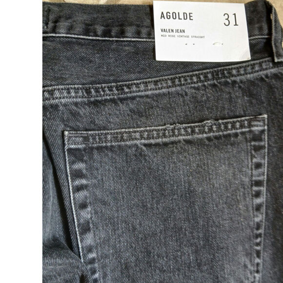 NWT‎ Agolde Valen Vintage Straight leg jeans size 31 - Picture 7 of 13